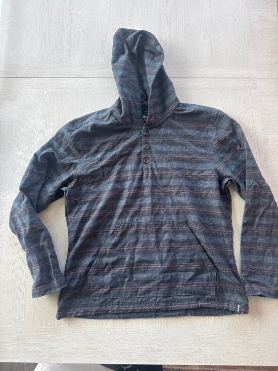 Prana Other - PrAna Mens Relaxed Fit Hooded Shirt Sweatshirt Hoodie